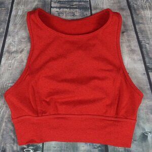 JOYLAB RED LONG LINE SPORTS BRA SIZE MEDIUM